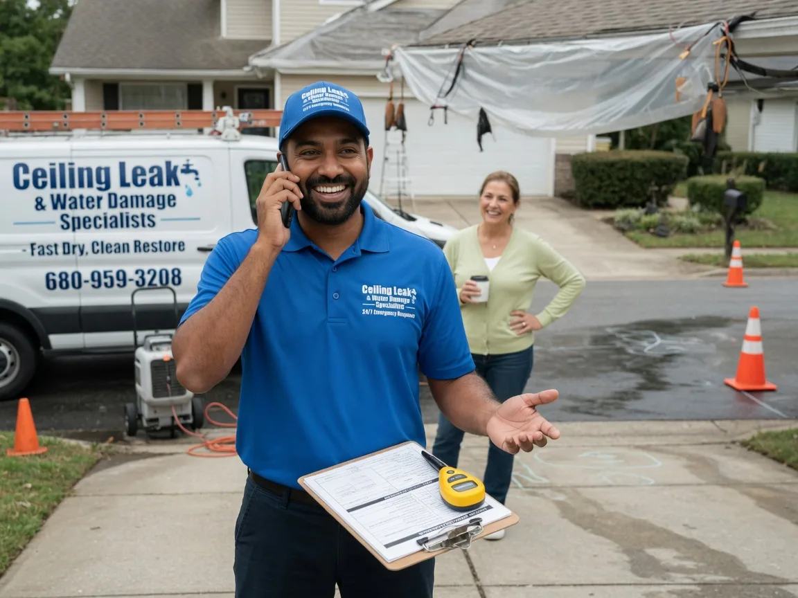 Ceiling Leak Cleanup Twin Lake, MI FAQs